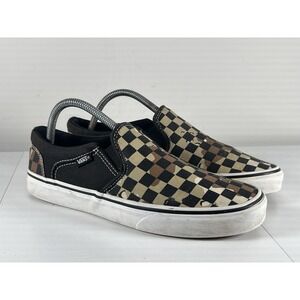 Vans Classic Slip-On shoes Desert Camo  Size 8 Canvas Men's